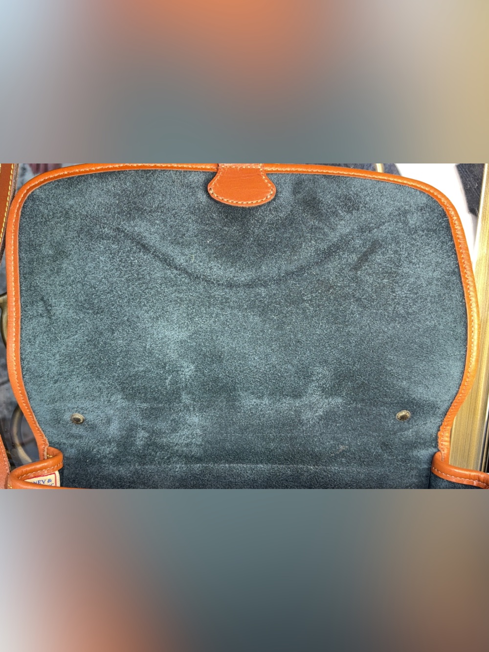 Dooney & Bourke vintage made in Costa Rica All-Weather Leather Carrier Bag EUC - Picture 14 of 15